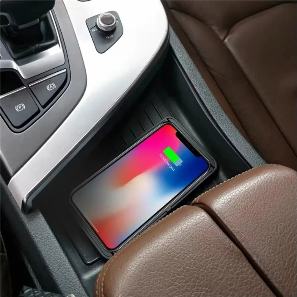 USB C PD 2 In1 Fast Car Wireless Charger Pad Stand Car Phone Holder Mount Wireless Charging Station for iPhone 16 Xiaomi Samsung