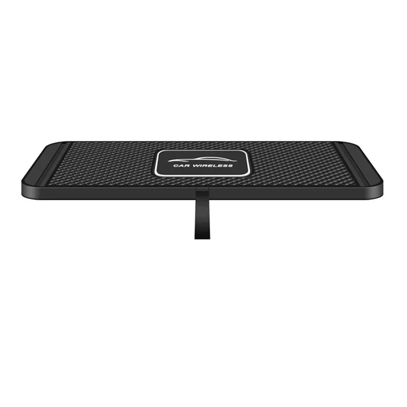 15W Wireless Charger Car Silicone Pad Stand For iPhone 17-12 Xiaomi Samsung Huawei Mobile Phone Fast Car Wireless Charging