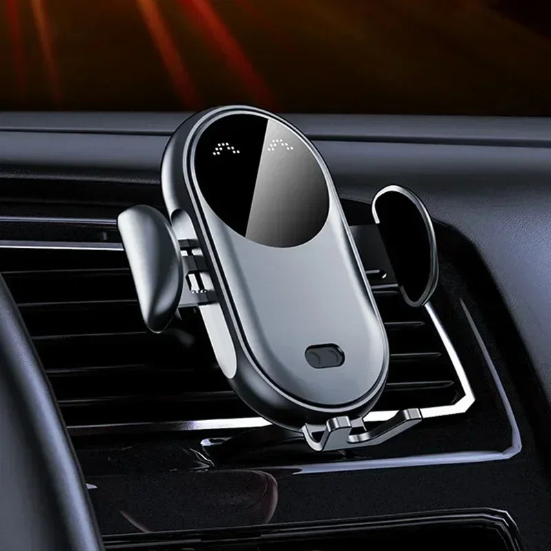 VIKEFON Car Wireless Charger Car Phone Holder for iPhone 17-12 Pro Max 11 Pro X MAX 8 7 Plus Intelligent Infrared Phone Holder