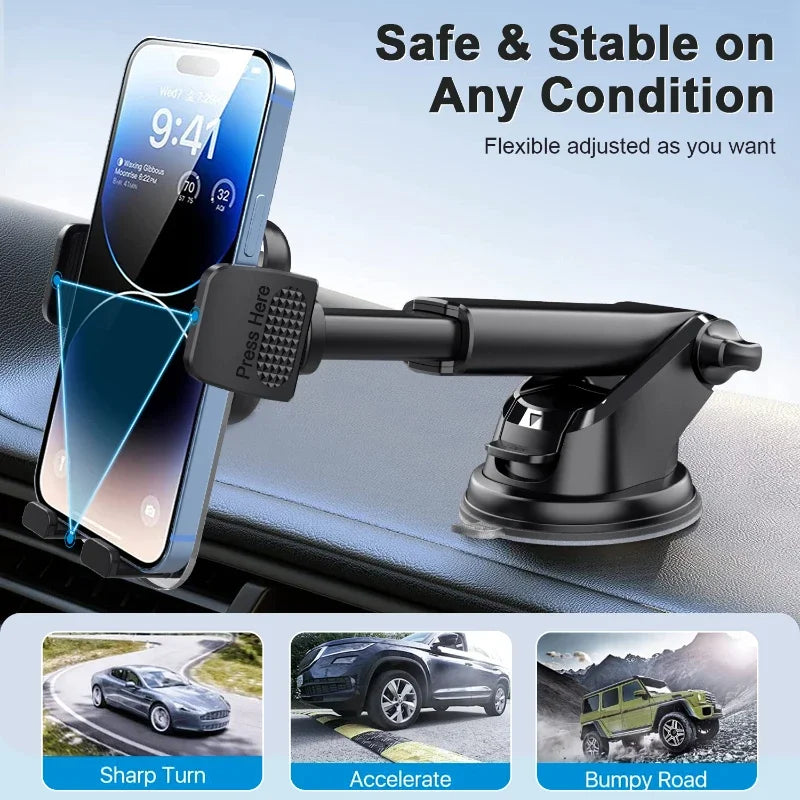 Universal 3-in-1 Car Phone Holder