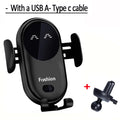 VIKEFON Car Wireless Charger Car Phone Holder for iPhone 17-12 Pro Max 11 Pro X MAX 8 7 Plus Intelligent Infrared Phone Holder