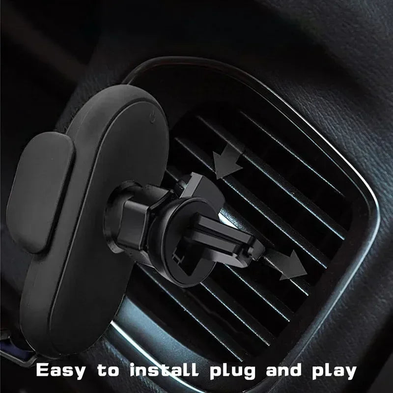 VIKEFON Car Wireless Charger Car Phone Holder for iPhone 17-12 Pro Max 11 Pro X MAX 8 7 Plus Intelligent Infrared Phone Holder